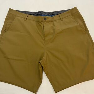 Puma Men's Brown Flat Front Shorts